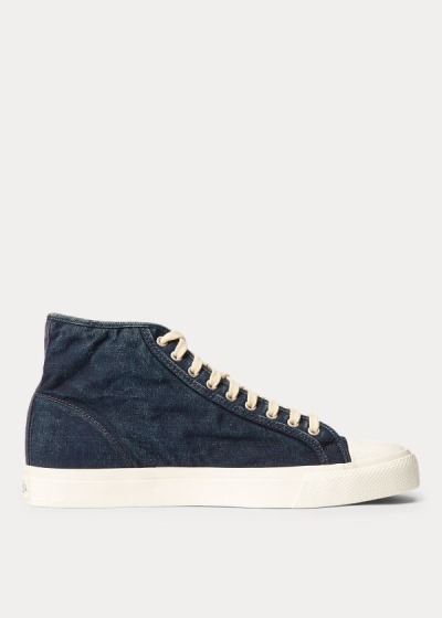 Ralph Lauren Mayport Lærred Sneakers Herre Danmark (ODJRY2158)